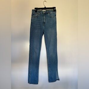 Zara Denim Jeans with boot slit
